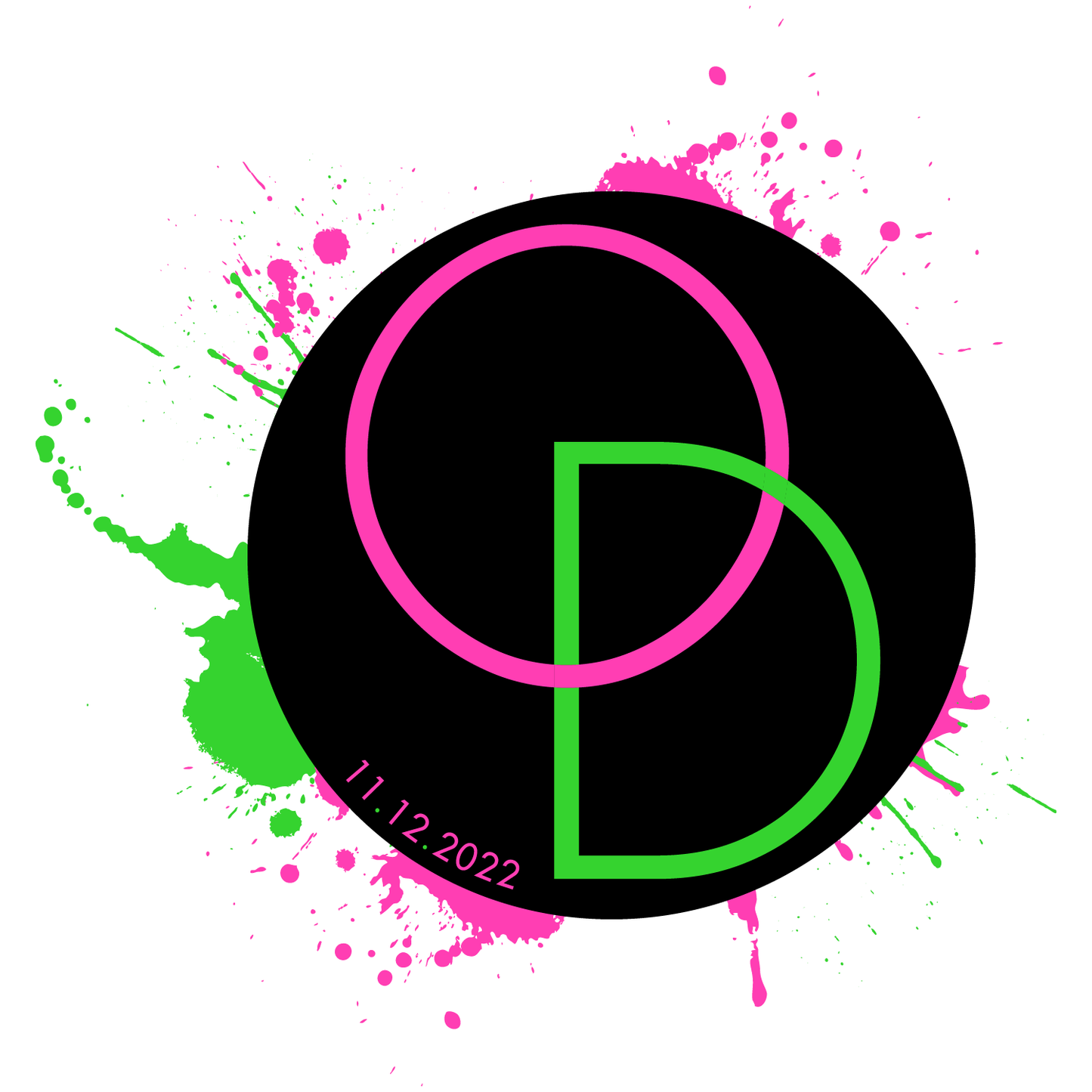 Spray Paint Power Bar and Bat Mitzvah Logo