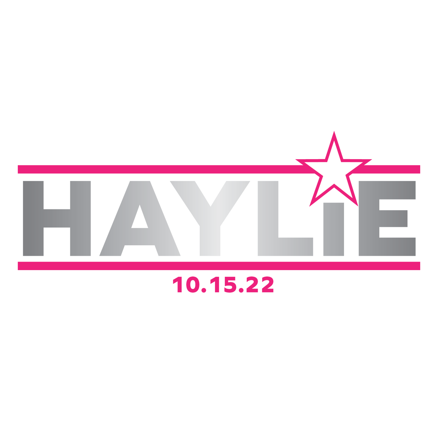 Star Icon Bar and Bat Mitzvah Logo Design