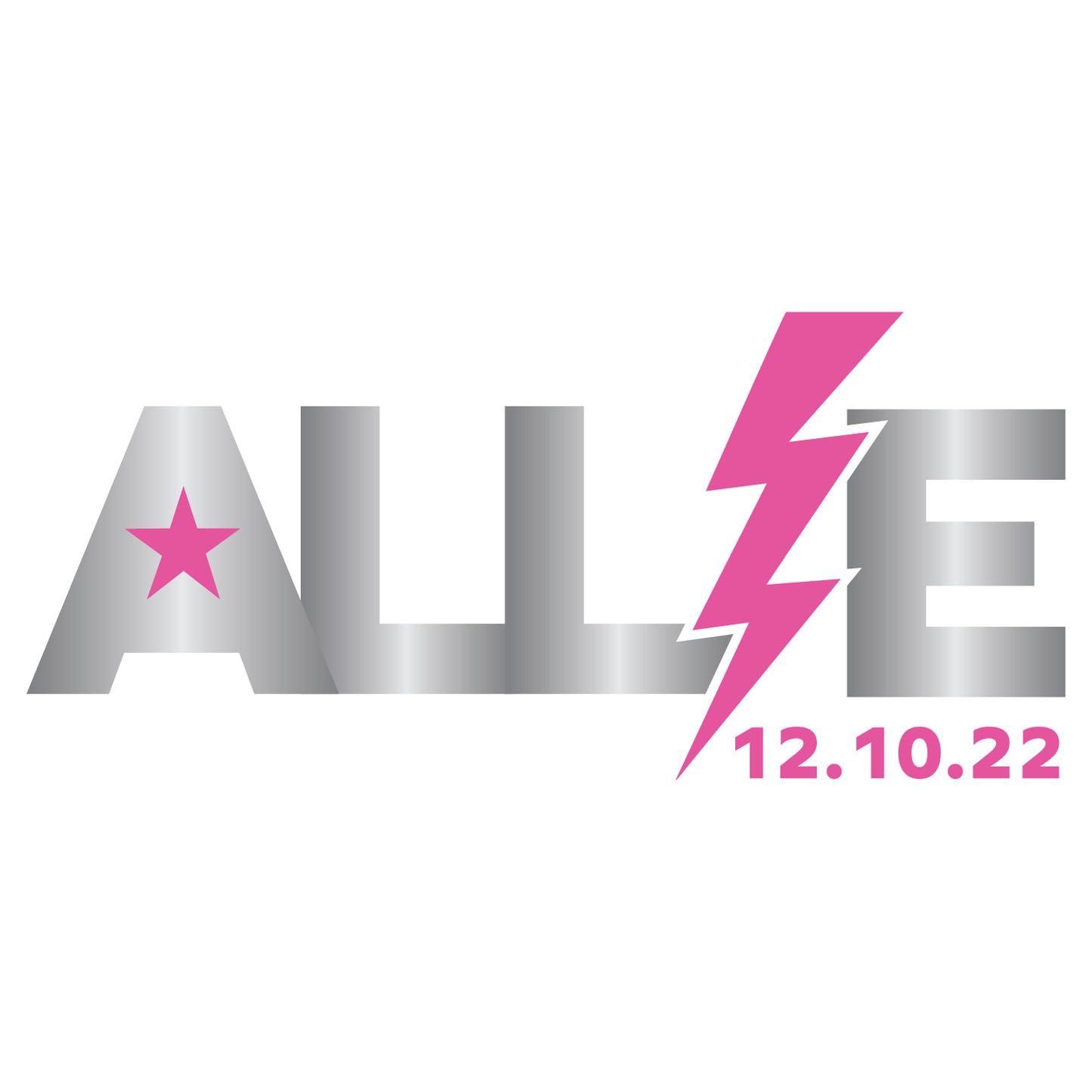 Lightning Star is Born Bat Mitzvah Logo Design