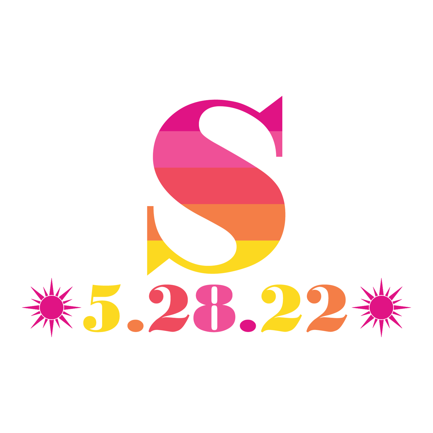 Sunset Nation Bat Mitzvah Logo Design