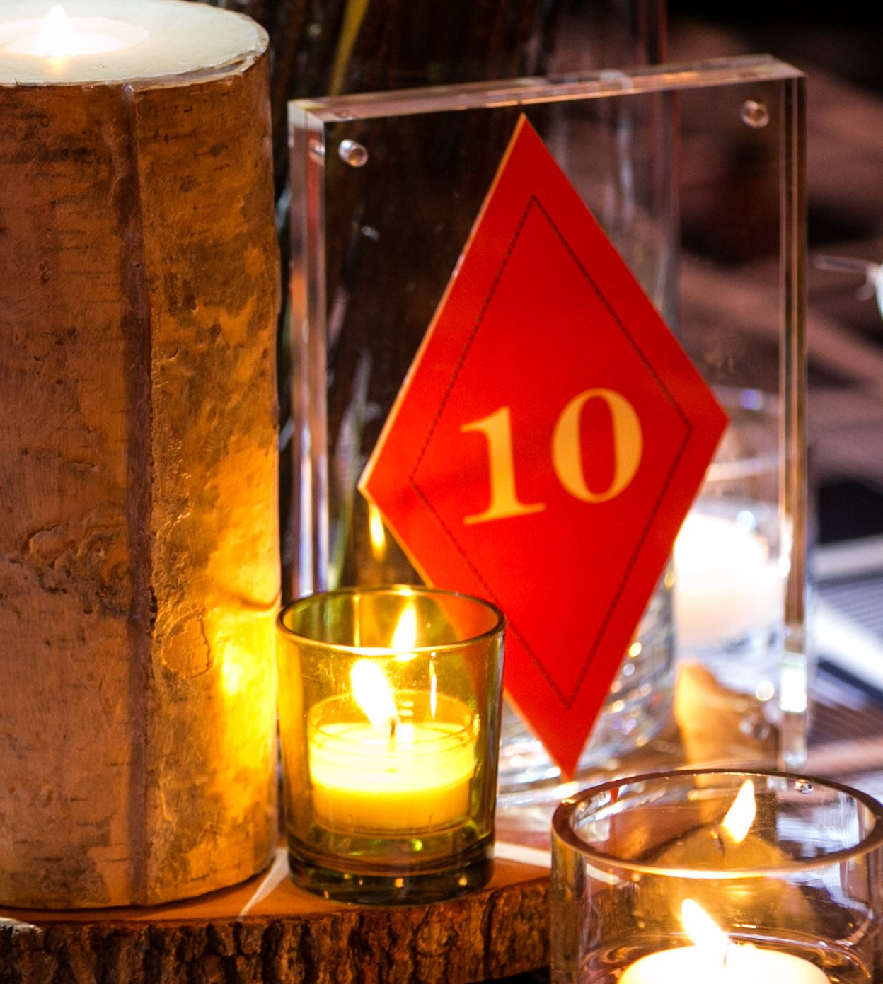 Custom Bar and Bat Mitzvah Table Number