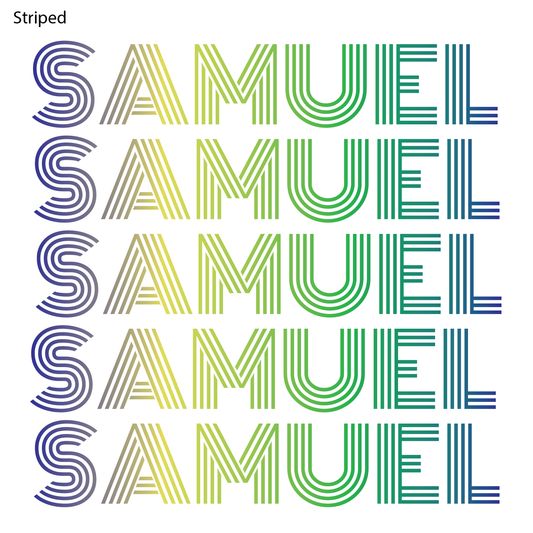 Typography 3 - Bar and Bat Mitzvah Logo Design