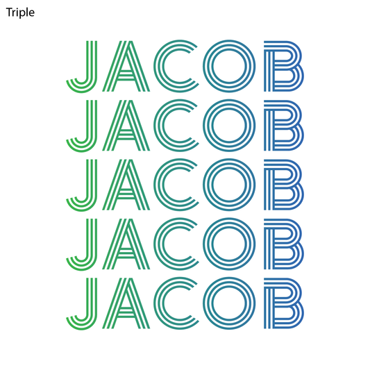 Typography 6 - Bar and Bat Mitzvah Logo Design