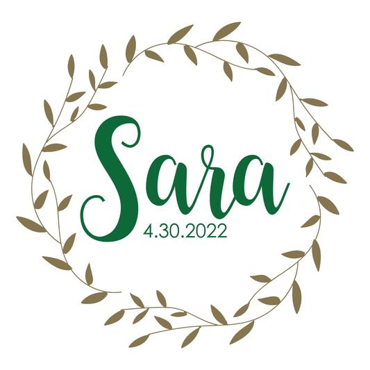 On the Vine Bat Mitzvah Logo Design