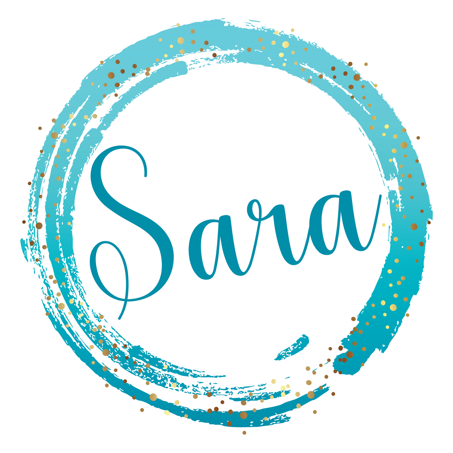 Spotted Gold Bat Mitzvah Logo Design
