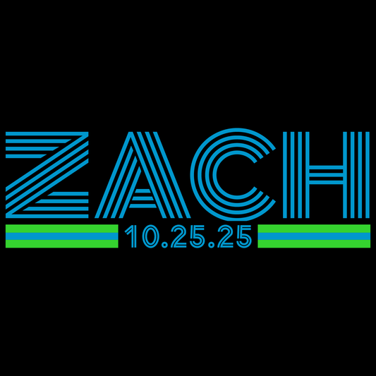 Striped Bar and Bat Mitzvah Logo Design