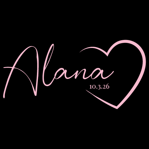 Heart Bat Mitzvah Logo Design