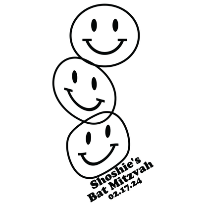 Smile On Bat Mitzvah Logo Design