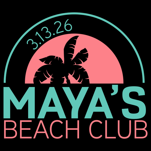 Beach Club Preppy Bar and Bat Mitzvah Logo