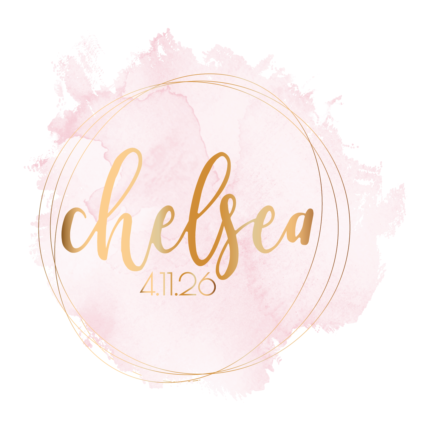 Clean Water - Watercolor Bat Mitzvah Logo