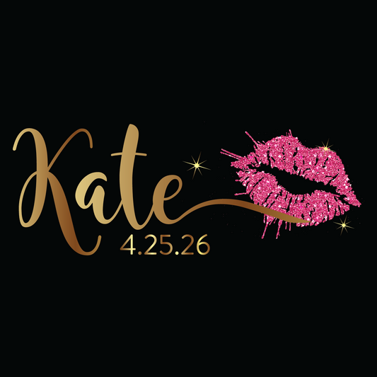 Kiss - Lips Bat Mitzvah Logo