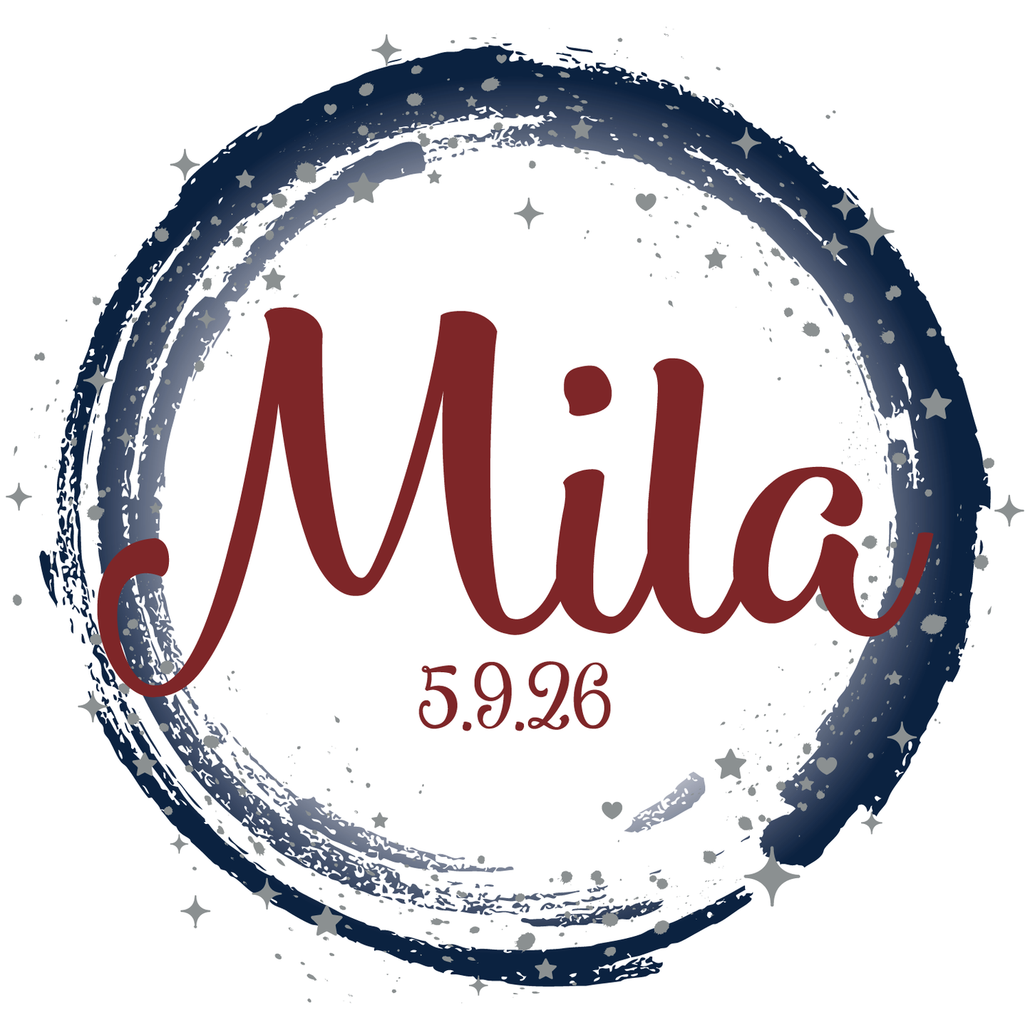 Starry Night Bat Mitzvah Logo Design
