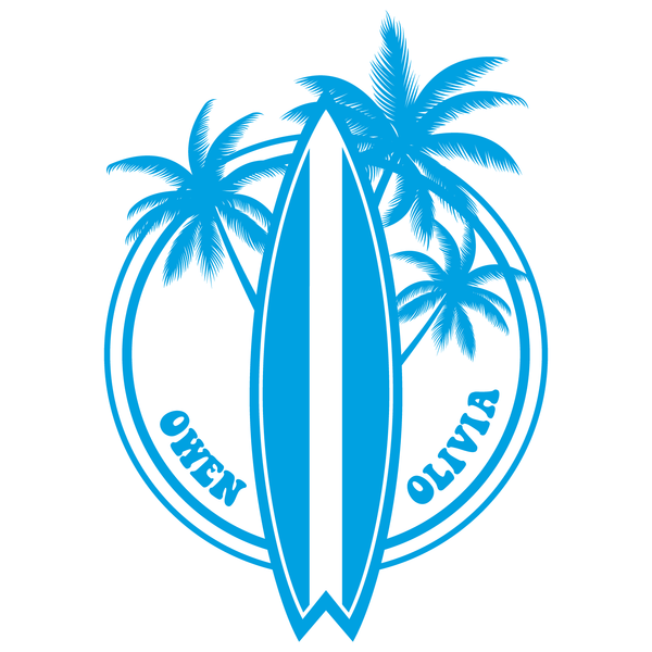 Surfboard B'nai Mitzvah Logo Design