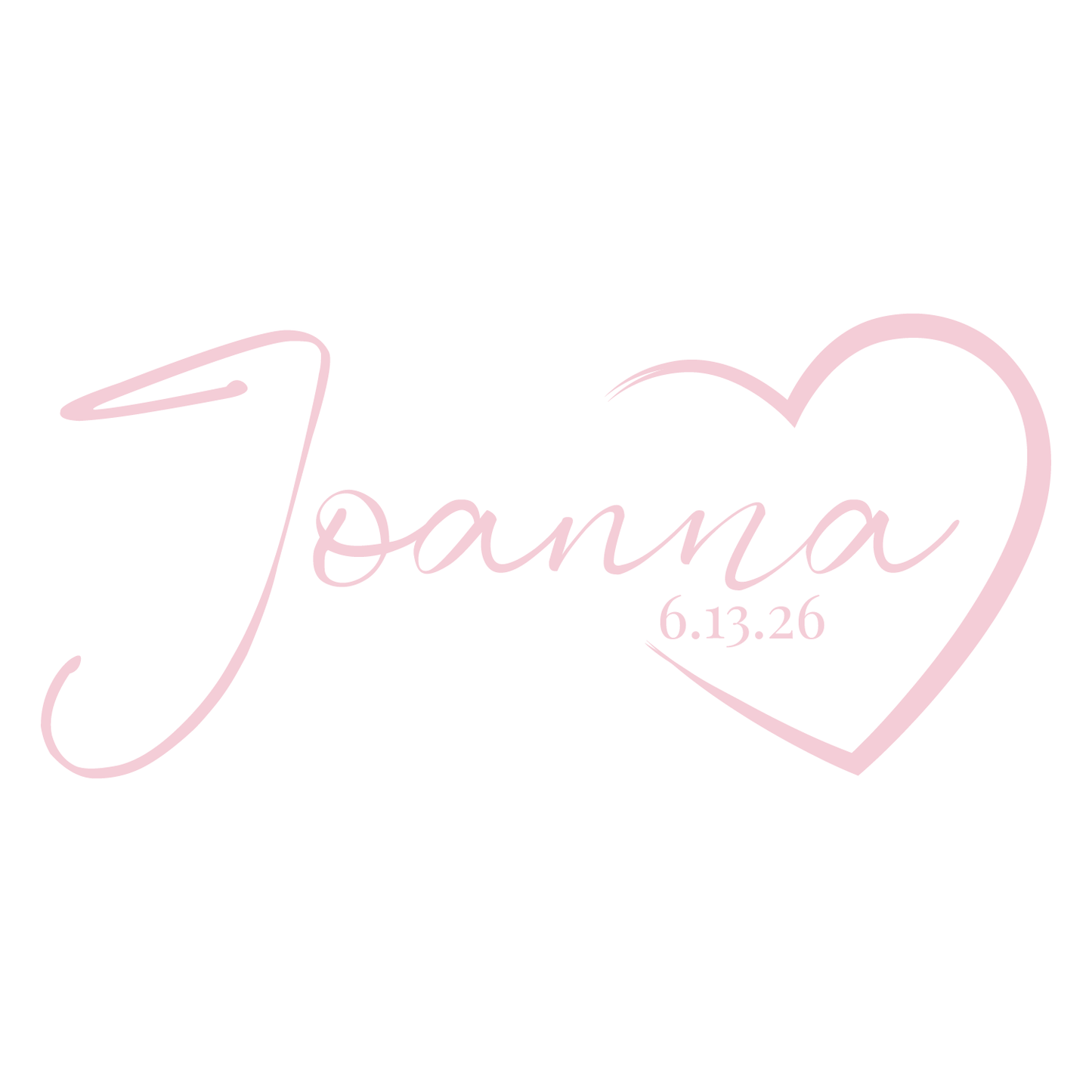 Heart Bat Mitzvah Logo Design