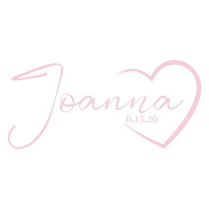 Heart Bat Mitzvah Logo Design
