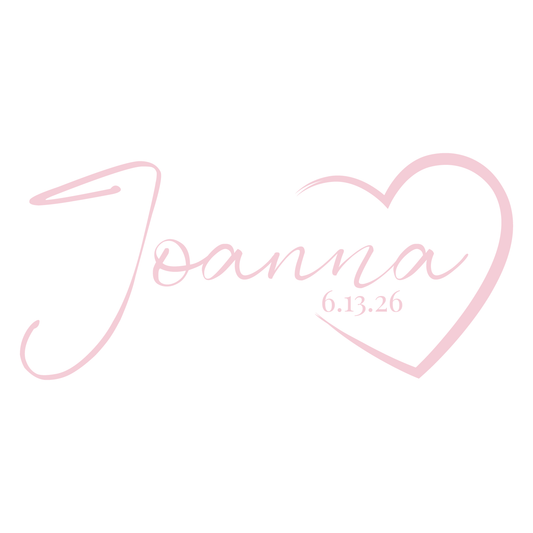 Heart Bat Mitzvah Logo Design