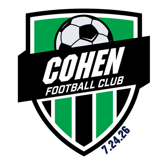 Soccer Badge Bar and Bat Mitzvah Logo Design