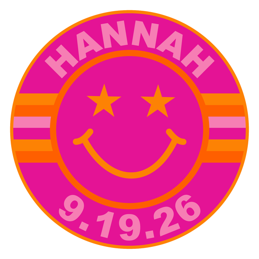 Smiley Bat Mitzvah Logo Design
