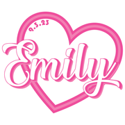 Heart On My Sleeve Bat Mitzvah Logo Design