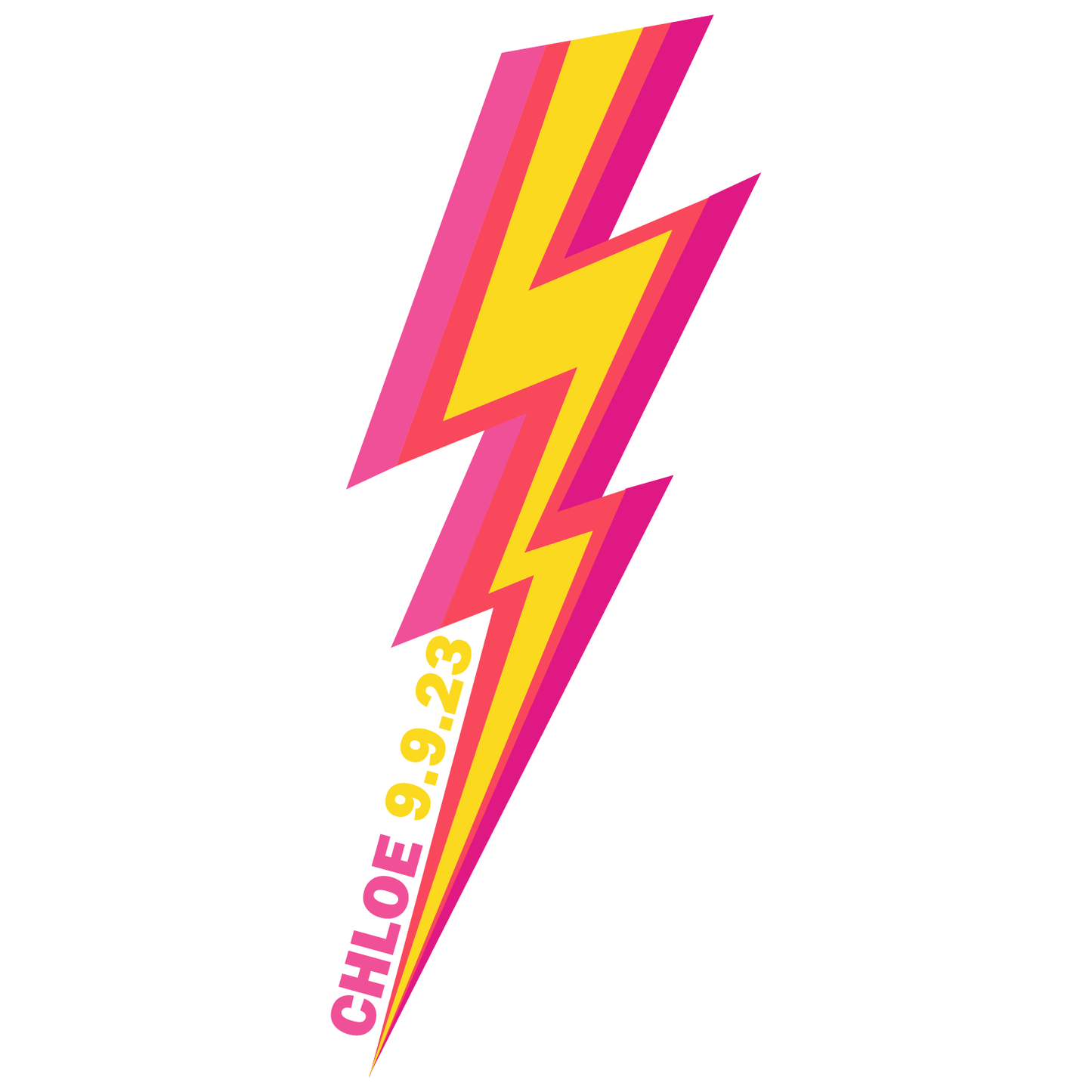 Bolt - Lightning Bat Mitzvah Logo