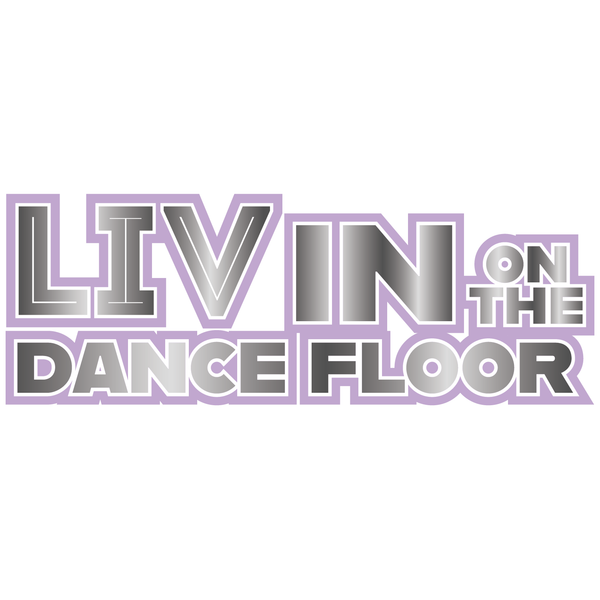 Dance Floor  Custom Bat Mitzvah Logo Design