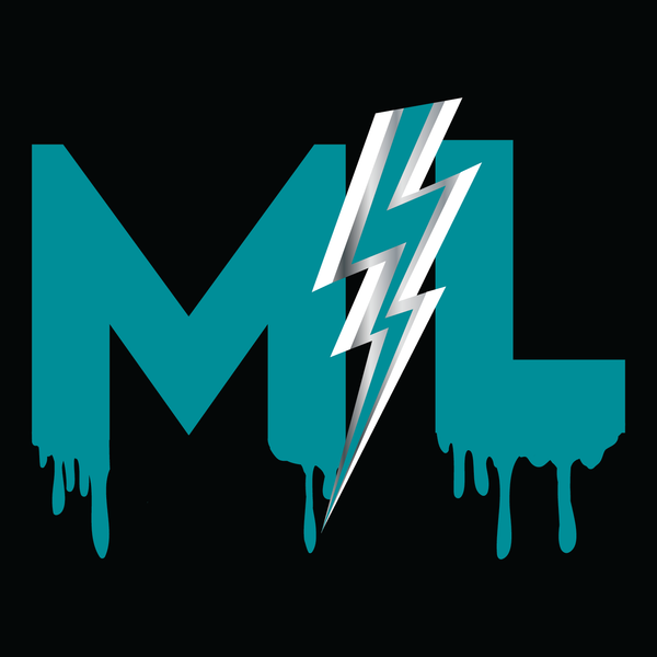 Lightning Bolt Bat Mitzvah Logo Design