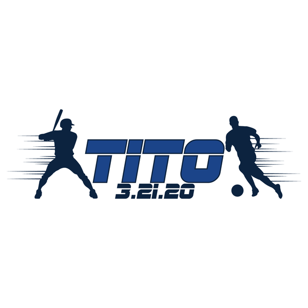 Baseball and Soccer Bar Mitzvah Logo Design