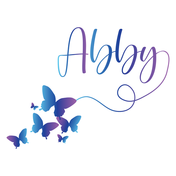 portfolioimg_Enchanted Butterflies Bat Mitzvah Logo Design B