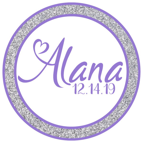 portfolioimg_Lavender Glitter Bat Mitzvah Logo