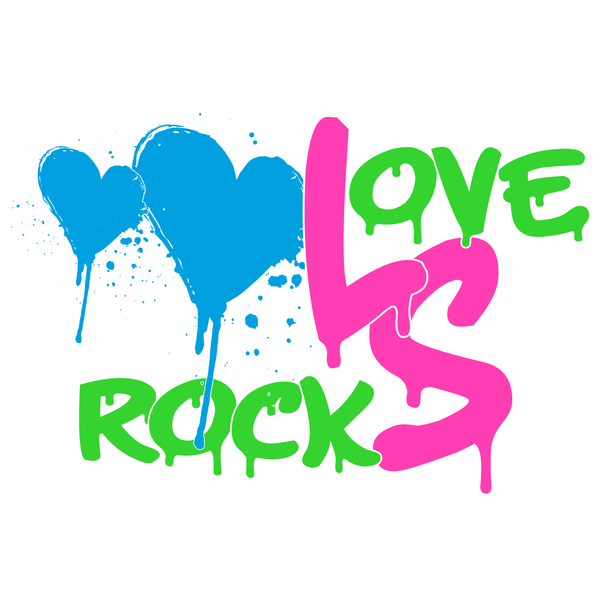 Love Rocks Bat Mitzvah Logo Design