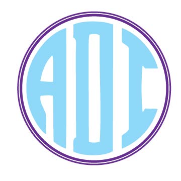 Monogram Bat Mitzvah Logo Design