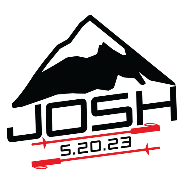 Ski Theme Bar Mitzvah Logo Design