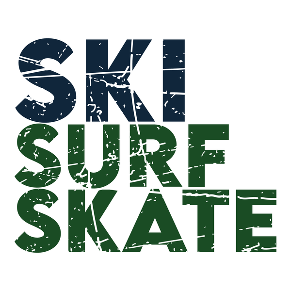 Ski Surf Skate Bar Mitzvah Logo Design