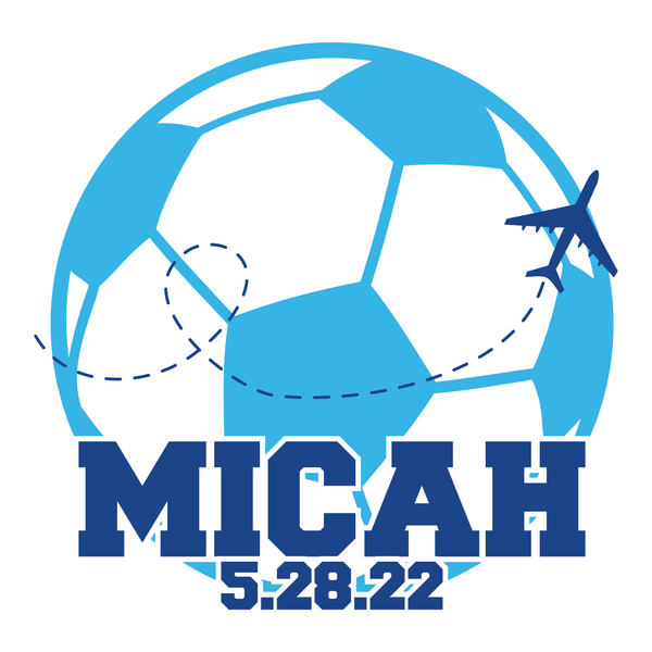 Soccer Custom Bar Mitzvah Logo Design