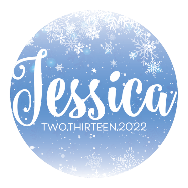 portfolioimg_Winter Wonderland Custom Bat Mitzvah Logo