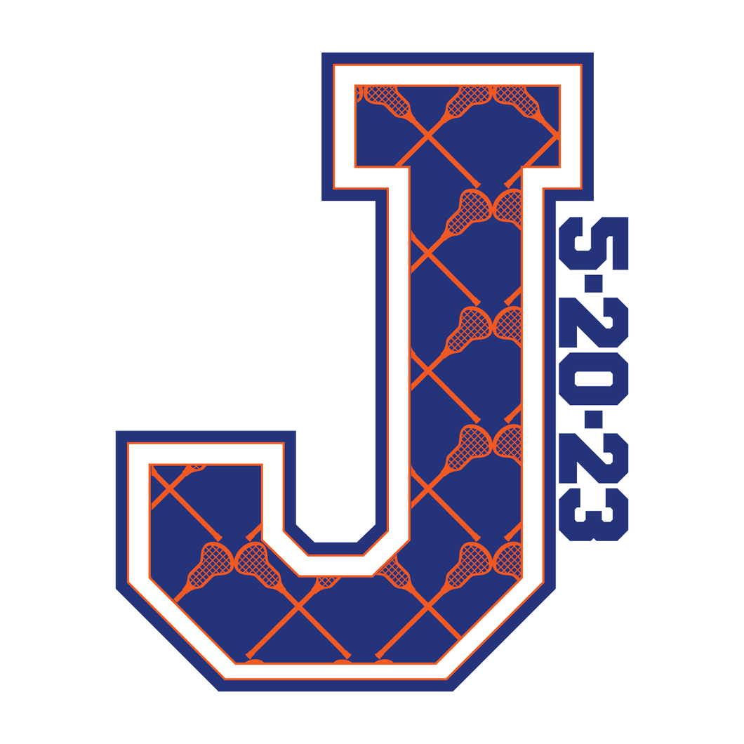 Lax Letter - Lacrosse Bar and Bat Mitzvah Logo