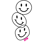 Smiley Face Bat Mitzvah Logo Design