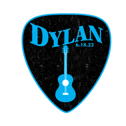 Guitar Bar Mitzvah Logo Design