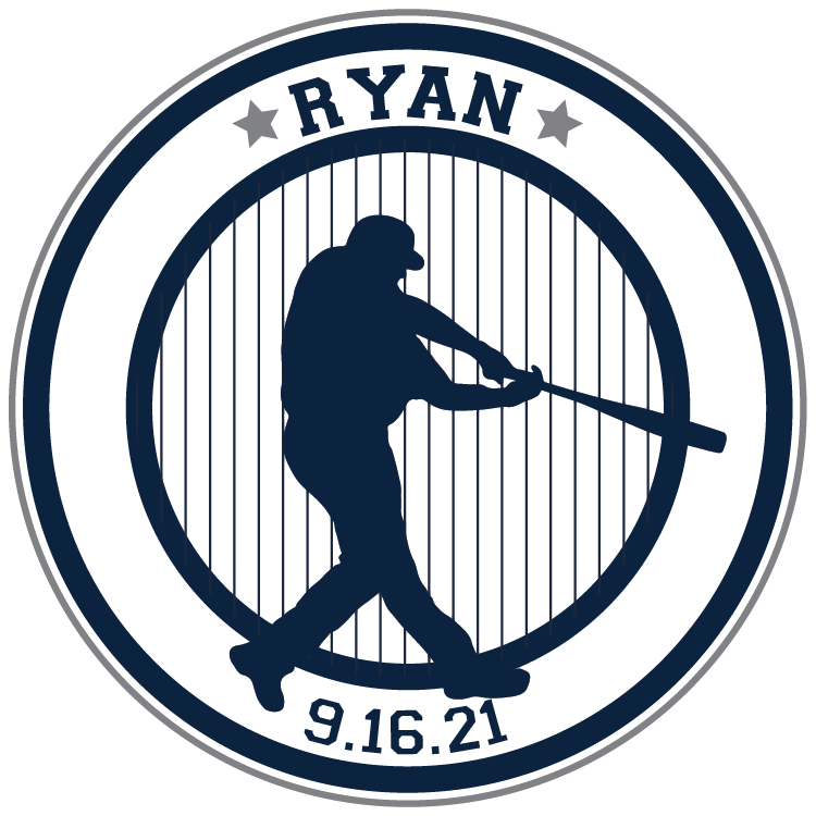 Sports Baseball Bar Mitzvah Logo Design