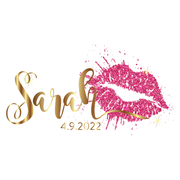 Kiss - Lips Bat Mitzvah Logo