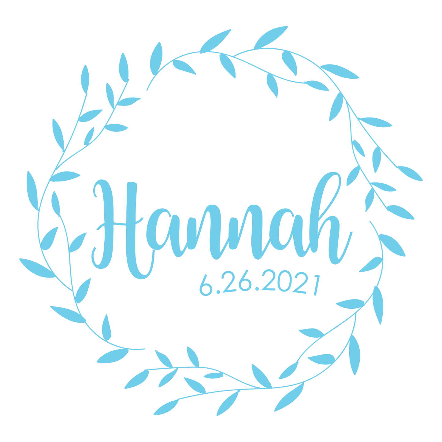 On the Vine Bat Mitzvah Logo Design