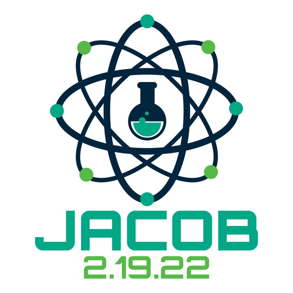 Science Bar Mitzvah Custom Logo Design