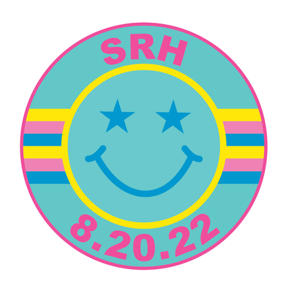 Smiley Bat Mitzvah Logo Design
