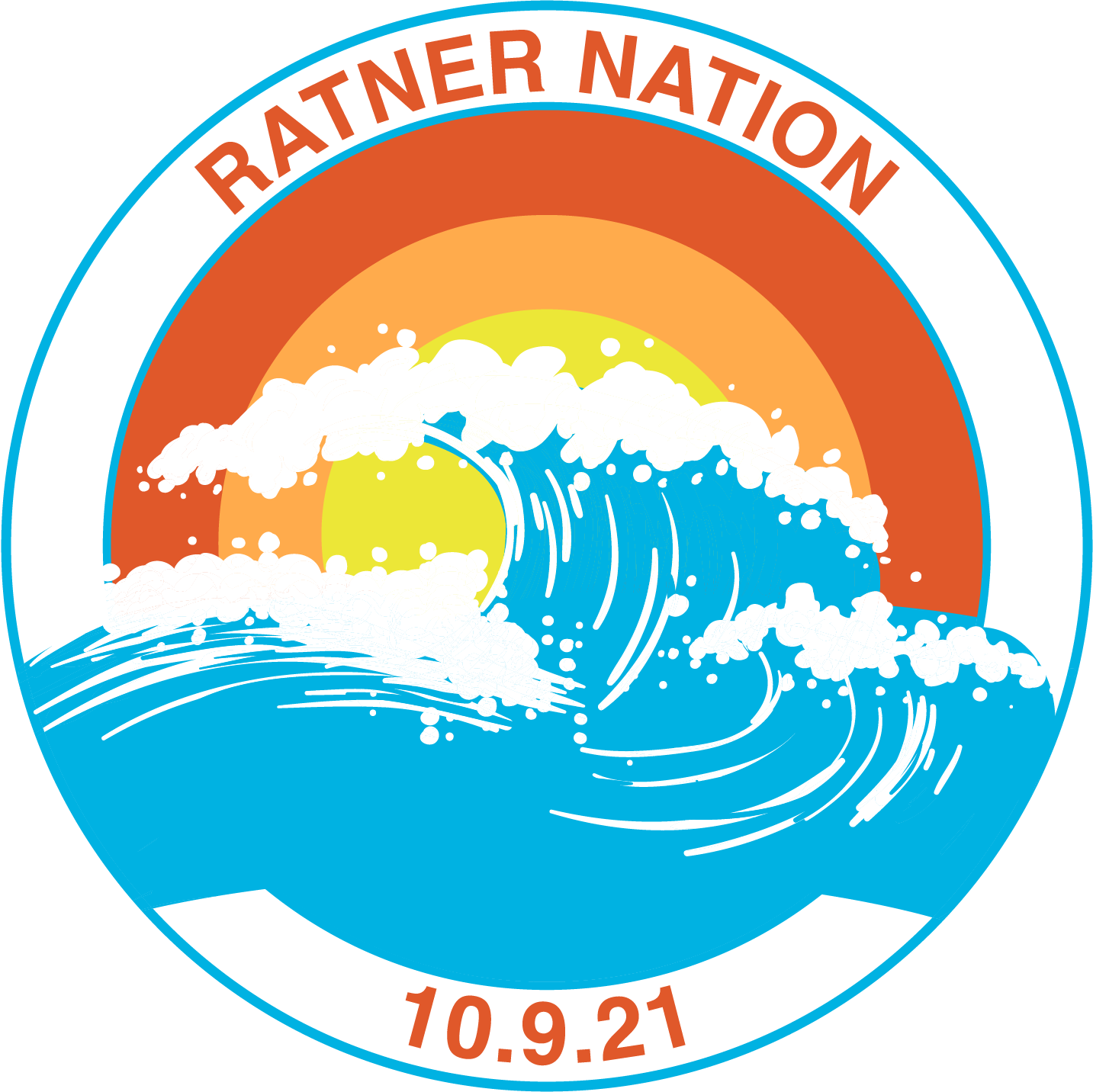 Surf Nation Bar Mitzvah Logo Design